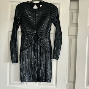 Express brand black Sequin dress
